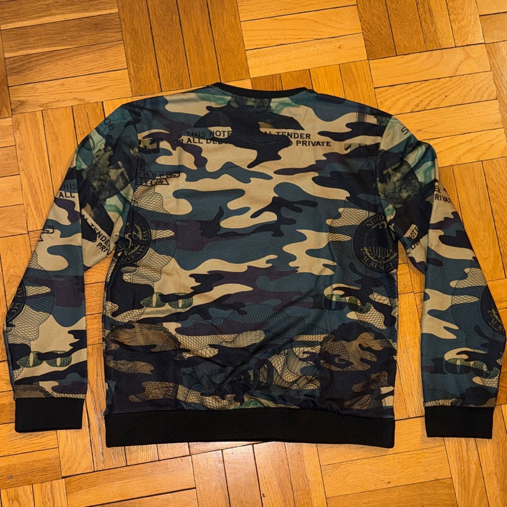 Hudson Outerwear Jeans Camouflage Crewneck Sweater - Picture 5 of 7